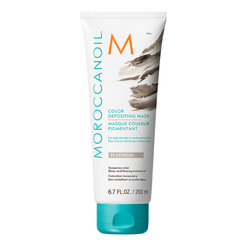 Moroccanoil Color Depositing Mask - Platinum, 200ml/6.7 fl oz Moroccanoil Color Depositing Mask - Bordeaux on white background