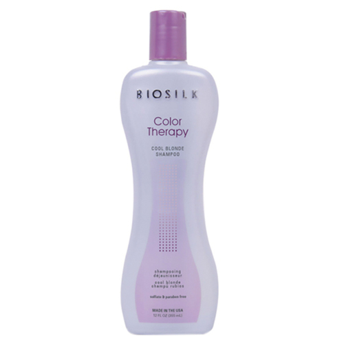 Biosilk Color Therapy Cool Blonde Shampoo, 355ml/12 fl oz Biosilk Color Therapy Cool Blonde Shampoo on white background