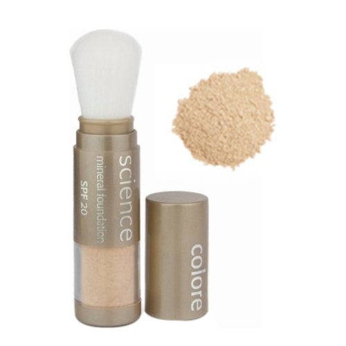 Colorescience Loose Mineral Foundation Brush SPF 20 - Not Too Deep, 6g/0.21 oz Colorescience Loose Mineral Foundation Brush SPF 20 - Tan Natural on white background