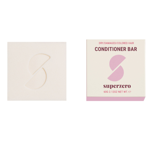 Superzero Conditioner Bar (Dry Damaged Colored Hair), 60g/2.12 oz