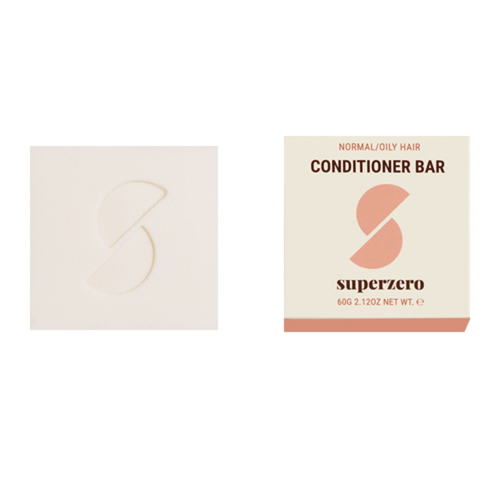 Superzero Conditioner Bar (Normal Oily Fine Hair), 60g/2.12 oz Superzero Conditioner Bar (Normal Oily Fine Hair) on white background