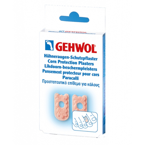 Gehwol Corn Protection Plasters, 8 pieces Gehwol Corn Protection Plasters on white background