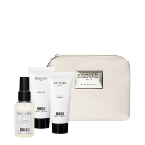 BALMAIN Paris Hair Couture Cosmetic Care Bag, 1 set BALMAIN Paris Hair Couture Cosmetic Care Bag on white background