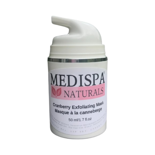 Medispa Naturals Cranberry Heating and Exfoliating on white background