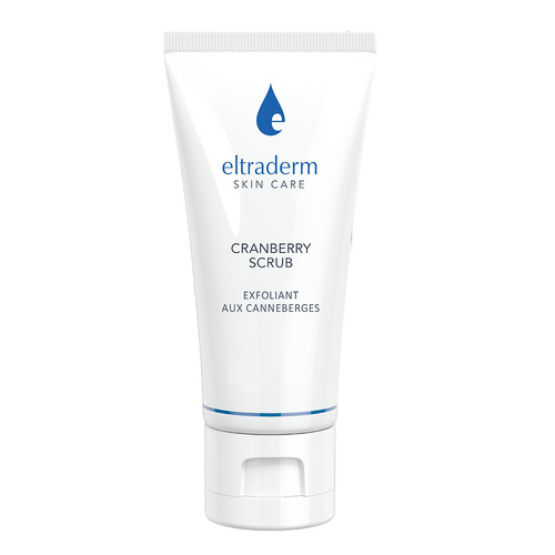Eltraderm Cranberry Scrub on white background