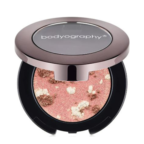 Bodyography Cream Shadow - Glitz (White Gold), 3g/0.1 oz Bodyography Cream Shadow - Glimmer (Rose Gold) on white background
