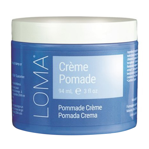 Loma Organics Creme Pomade on white background