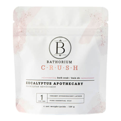 Bathorium Crush Eucalyptus Apothecary, 120g/4.2 oz Bathorium Crush Eucalyptus Apothecary on white background