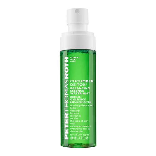 Peter Thomas Roth Cucumber De-Tox Balancing Essence Water Mist on white background