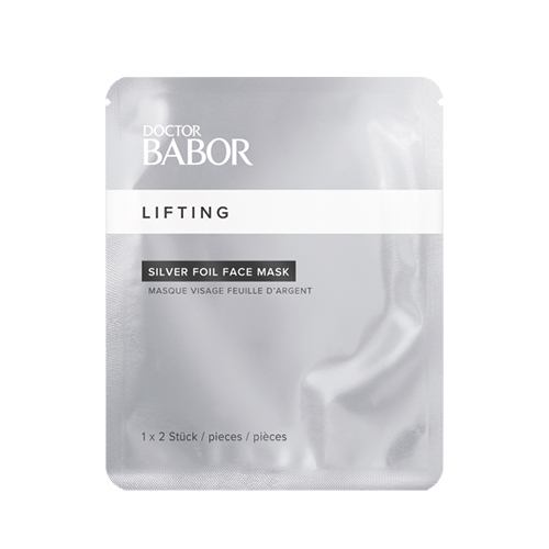 Babor Doctor Babor Lifting RX Silver Foil Mask on white background