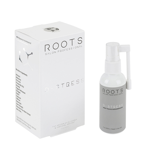 Roots Professional D-Stress Topical Theraphy, 60ml/2 fl oz Roots Professional D-Stress Topical Theraphy on white background