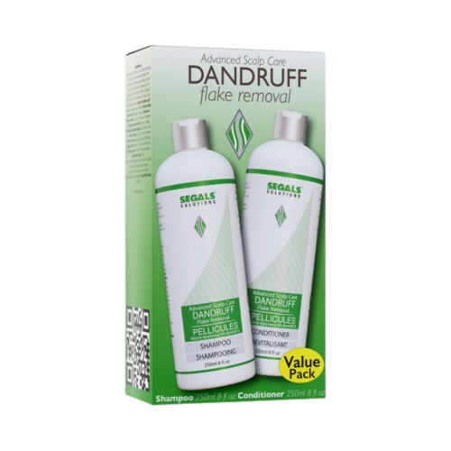 Segals Dandruff Duo, 250ml/8.45 fl oz Segals Dandruff Duo on white background