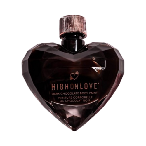 High on Love Dark Chocolate Body Paint, 100ml/3.38 fl oz High on Love Dark Chocolate Body Paint on white background