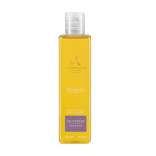 Aromatherapy Associates De-Stress Shower Oil, 250ml/8.5 fl oz Aromatherapy Associates De-Stress Shower Oil on white background