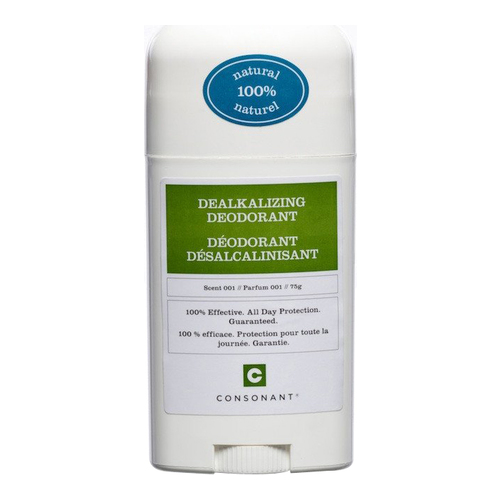 Consonant Dealkalizing Deodorant - Pure Unscented on white background