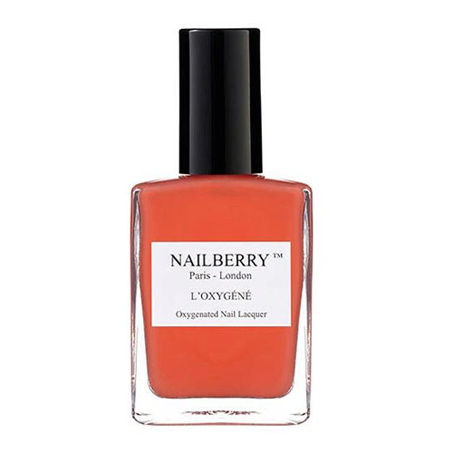 Nailberry Minty Fresh, 15ml/0.5 fl oz Nailberry Peony Blush on white background