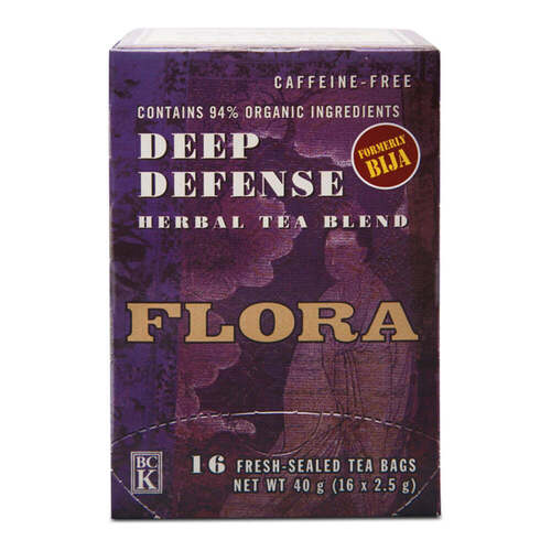 Flora Deep Defense, 16 x 2.5g/0.09 oz Flora Deep Defense on white background