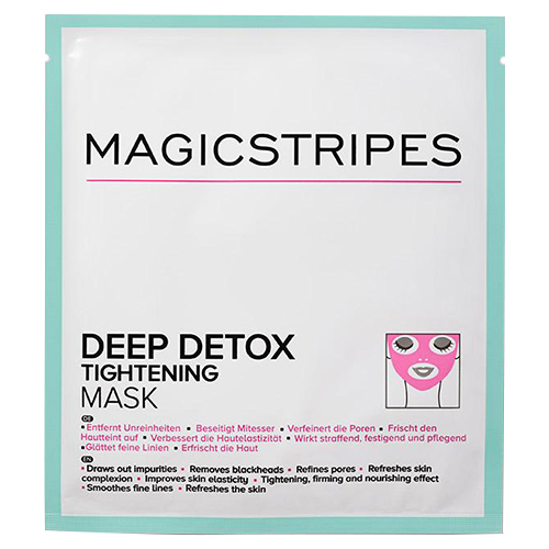 Magicstripes Deep Detox Tightening Mask - 3 Masks on white background