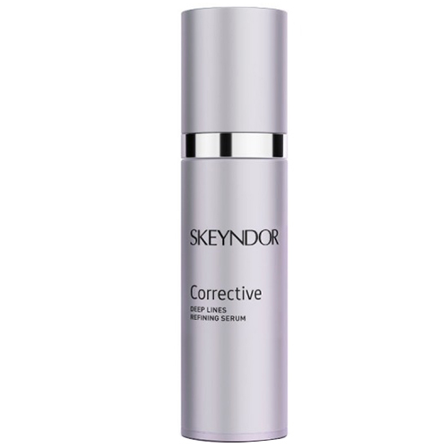 Skeyndor Deep Lines Refining Serum on white background