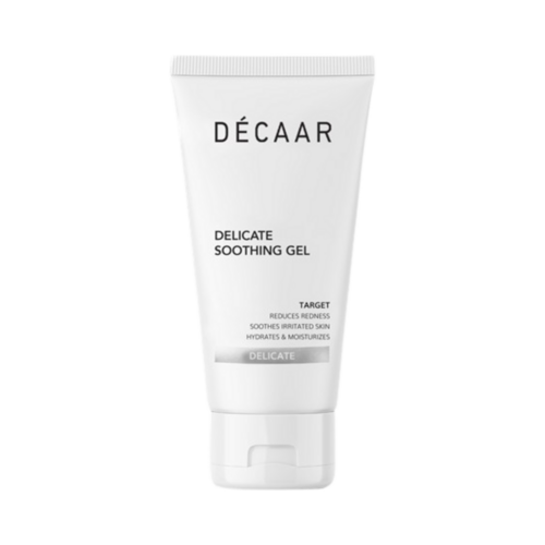 Decaar Delicate Soothing Gel on white background