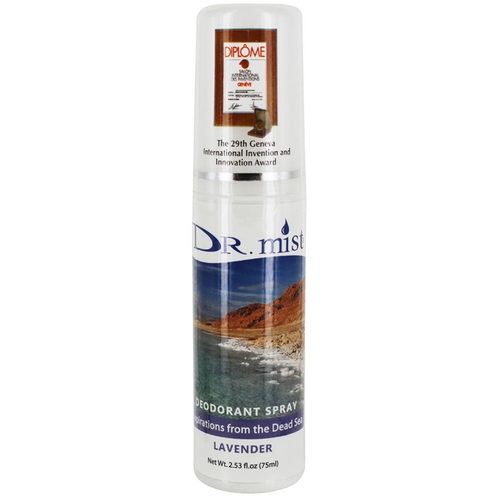 Dr Mist Deodorant Lavender Mist, 75ml/2.53 fl oz Dr Mist Deodorant Lavender Mist on white background