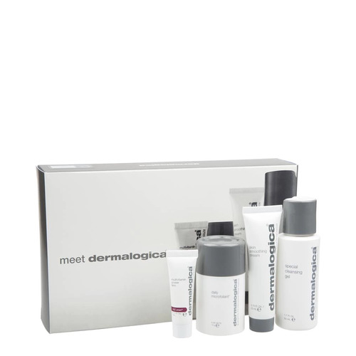 Naturally Yours Meet Dermalogica Pouch on white background