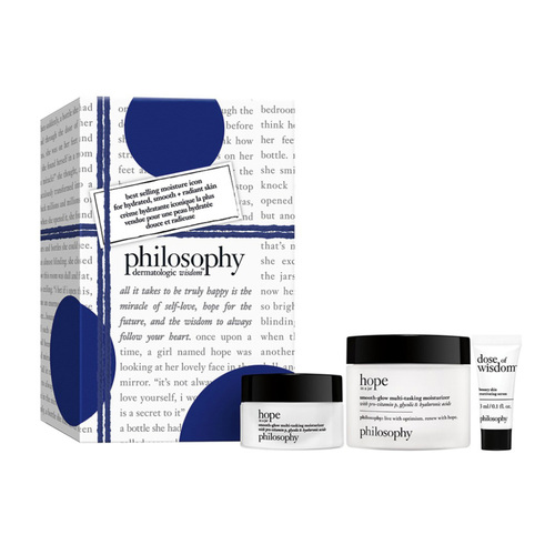 Philosophy Dermatologic Wisdom Gift Set Trio, 1 set Philosophy Dermatologic Wisdom Gift Set Trio on white background