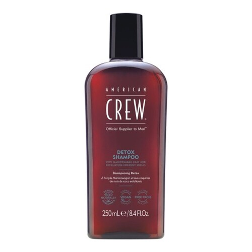 American Crew Detox Shampoo on white background