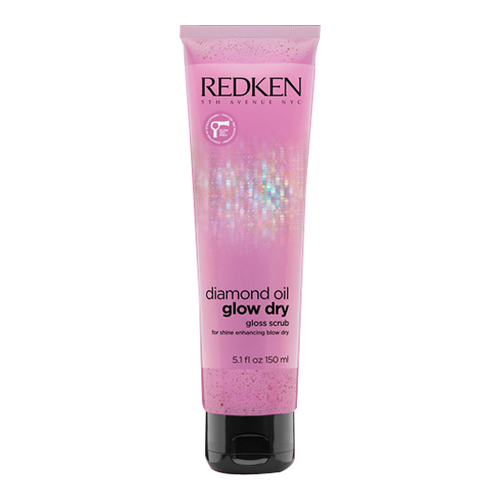 Redken Diamond Oil Glow Dry Scrub, 150ml/5.1 fl oz Redken Diamond Oil Glow Dry Scrub on white background
