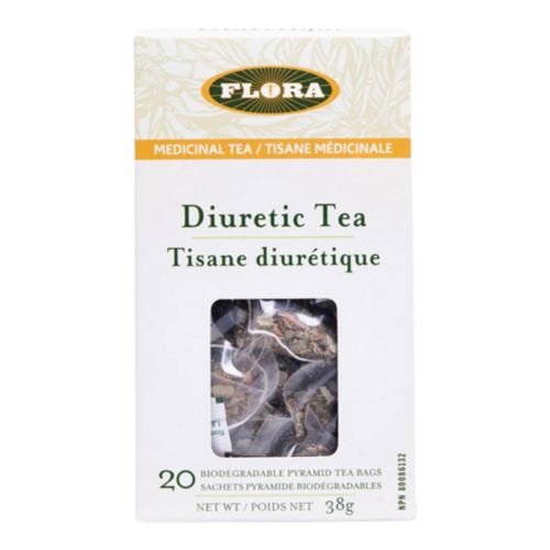 Flora Diuretic Tea, 38g/1.34 oz Flora Diuretic Tea on white background