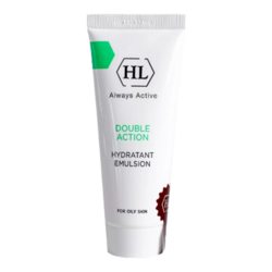 Double Action Hydratant Emulsion on white background