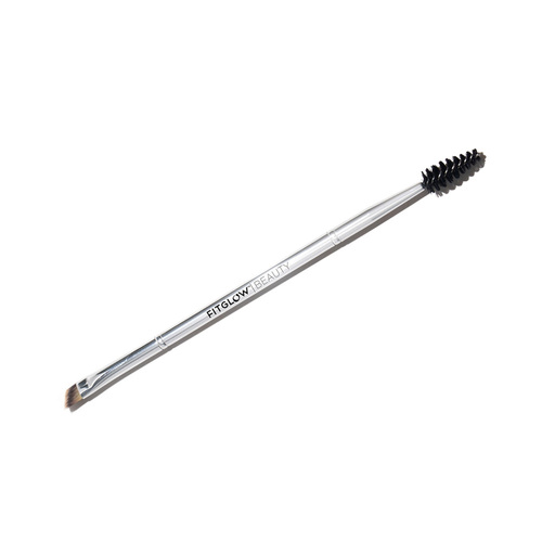 FitGlow Beauty Double Brow Brush, 1 piece FitGlow Beauty Double Brow Brush on white background