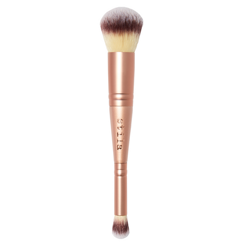 Stila Double-Ended Complexion Brush, 1 piece Stila Double-Ended Complexion Brush on white background