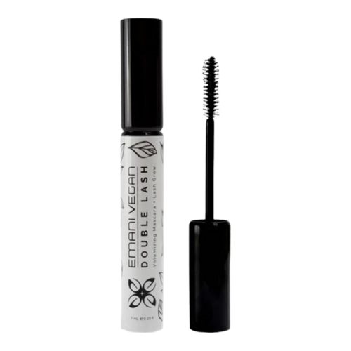 Emani Double Lash Mascara + Lash Serum, 7ml/0.24 fl oz Emani Double Lash Mascara + Lash Serum on white background
