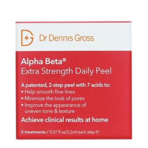Naturally Yours Dr Dennis Gross Alpha Beta Extra Strength Daily Peel on white background