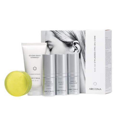 Arcona Dry Skin Starter Kit on white background