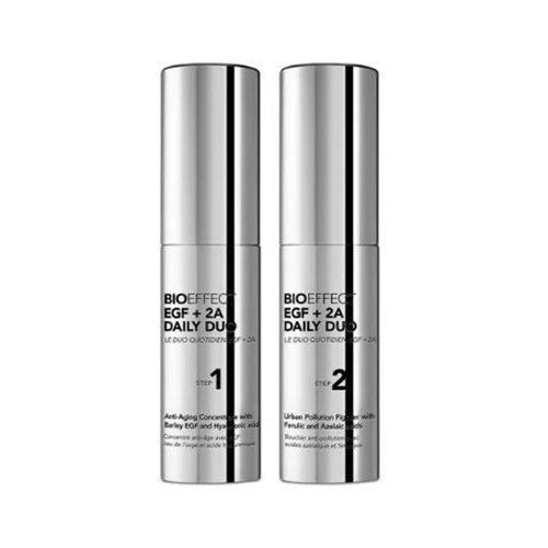 BIOEFFECT EGF + 2A Daily Treatment, 2 x 15ml/0.5 fl oz BIOEFFECT EGF + 2A Daily Treatment on white background