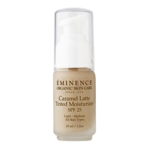 Eminence Organics Vanilla Latte Tinted Moisturizer SPF 25 (Light) on white background