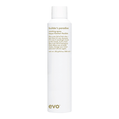 Evo Builders Paradise Working Spray on white background
