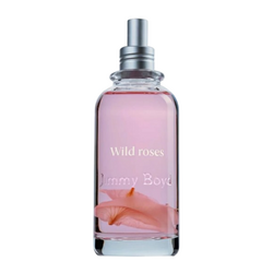 Eau de Cologne Wild Rose on white background