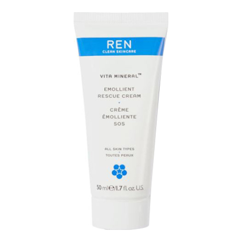 Ren Emollient Rescue Cream, 50ml/1.7 fl oz Ren Emollient Rescue Cream on white background