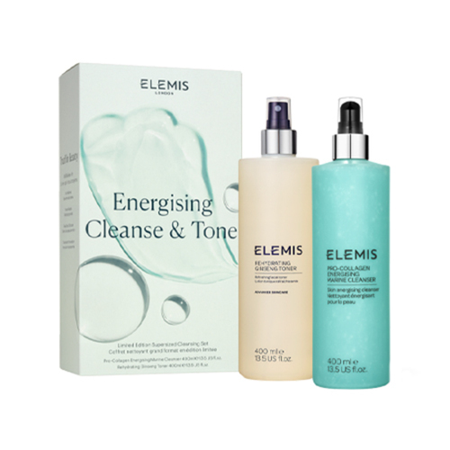 Elemis Energizing Cleanse and Tone, 1 set Elemis Energizing Cleanse and Tone on white background