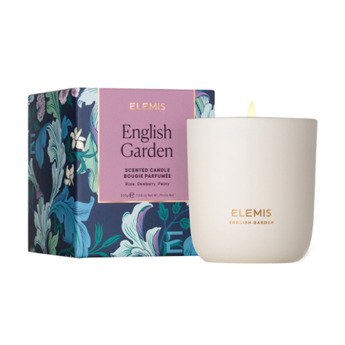 Elemis English Garden Candle, 220g/7.76 oz Elemis English Garden Candle on white background