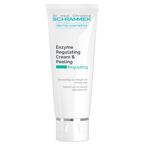 Dr Schrammek Enzyme Regulating Cream and Peeling on white background