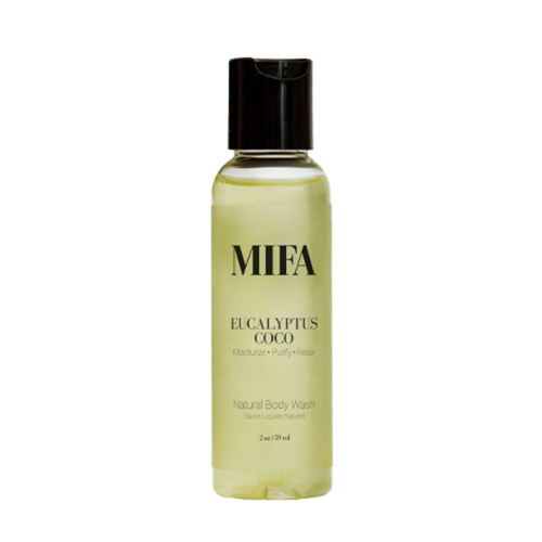MIFA and Co Eucalyptus Coco Body Wash, 59ml/2 fl oz MIFA and Co Eucalyptus Coco Body Wash on white background