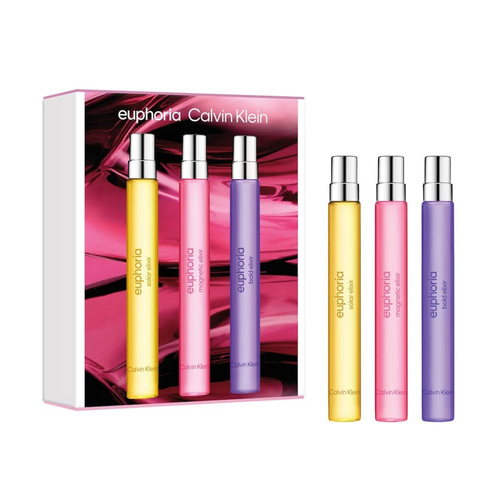 Calvin Klein Euphoria Elixir Collection Gift Set Trio, 1 set Calvin Klein Euphoria Elixir Collection Gift Set Trio on white background