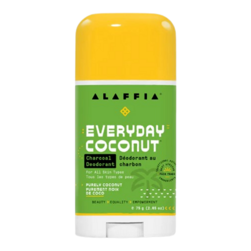 Flora Everyday Coconut Charcoal Deodorant - Coconut, 75g/2.65 oz Flora Everyday Coconut Charcoal Deodorant - Coconut on white background