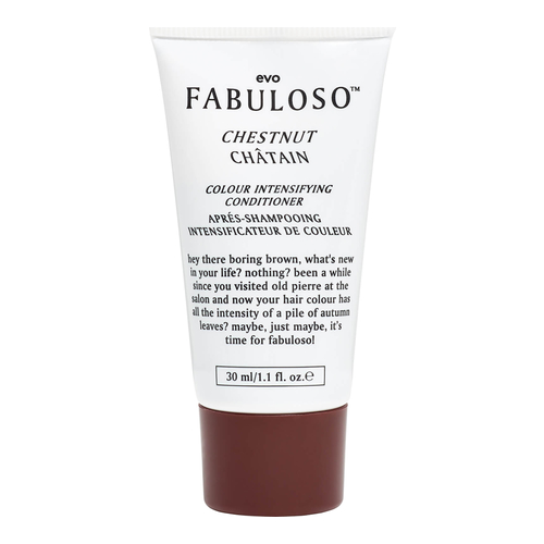 Evo Fabuloso Chestnut Colour Intensifying Conditioner, 30ml/1 fl oz Naturally Yours Evo Fabuloso Chestnut Colour Intensifying Conditioner on white background