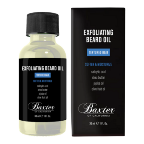 Baxter of California Exfoliating Beard Oil, 30ml/1.01 fl oz Baxter of California Exfoliating Beard Oil on white background