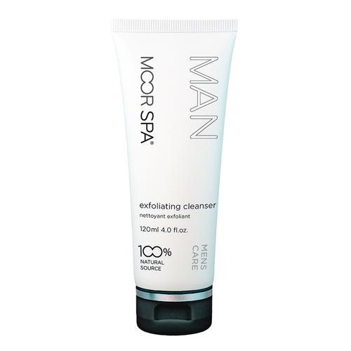 Moor Spa Exfoliating Cleanser on white background